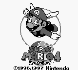 Super Mario Land 4 Title Screen
